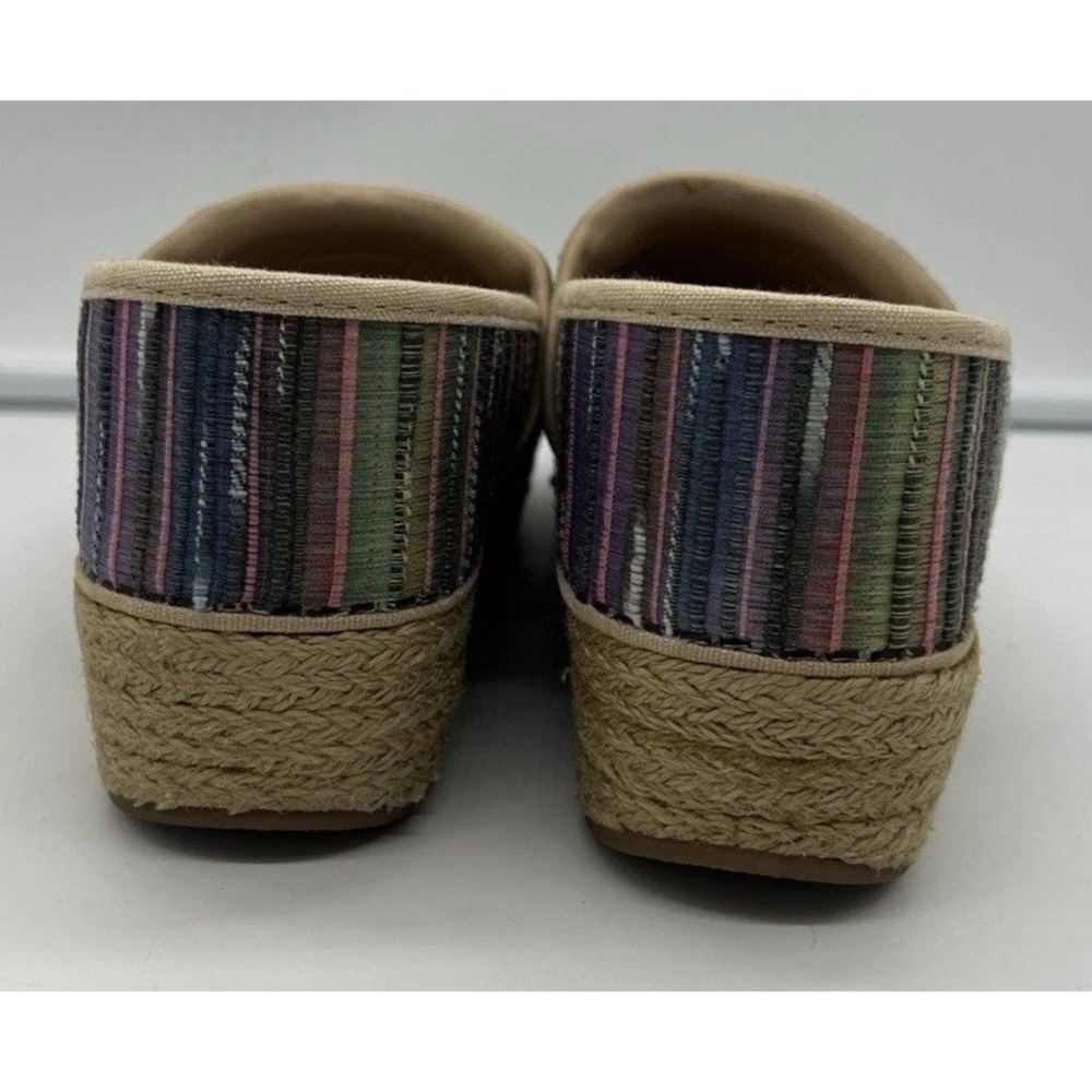 Dansko Clogs Fabric Jute Pro Artisan Weave Sunset Fabric Women's Sz 38 US 7.5-8 - Picture 6 of 14